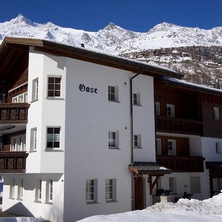Ferienwohnung Art Oase Saas-Grund Exterior foto